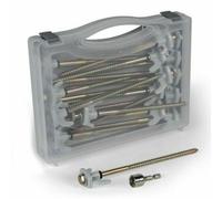 Kampa | DOMETIC 20 x Hard Ground Rock Screw Drill In Pegs Awning Tent 9120001297