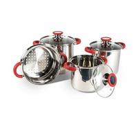 Kampa Dometic Camping Space Saver Stainless Steel Pan DELUXE Cook Set 9120000477