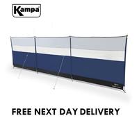 Kampa Four Poled Fog/Midnight/Fern Windbreak 1.4M 2022 Camping Caravan Motorhome
