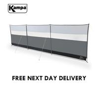 Kampa Four Poled Fog/Midnight/Fern Windbreak 1.4M 2022 Camping Caravan Motorhome
