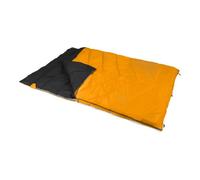 Kampa Garda 4 Double Sleeping Bag, Sunset Yellow 4 TOG Warmth, 225x150cm Camping