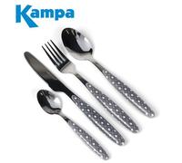 Kampa Hampstead 16 Piece Deluxe Cutlery Set Camping Picnic Caravan