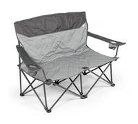 Kampa Lofa Double Arm Chair, Folding Low Seat, Steel Frame