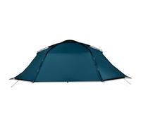 KAMPA Mossborn Camping Tent - Lightweight Wild Camping Tent with Dual Doors, Bathtub Groundsheet, Porch Arear, 75D Flysheet & Pole Frame - Hiking, Backpacking, Trekking (Aegean, 3 Person)