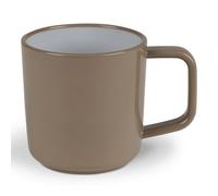 Kampa Mug Set 4 - Coffee ABS Plastic Anti Slip Base Heat Resistant Camping