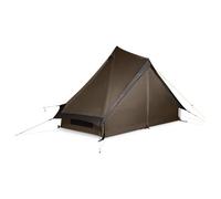 Kampa Pineveil Tipi Tent 2 Person Lightweight Camping Tent With Mesh Windows, Groundsheet, Aluminium Poles & Quick Pitch