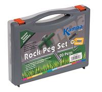 Kampa Rock Peg Pack 20 x Rock Pegs + 1 x tent peg puller