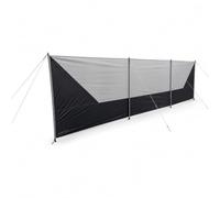 Kampa Screen Windbreak, 4.5m Camping Windbreak with Poles, Portable Outdoor Privacy & Wind Shelter, Foldable for Camping, Caravan, Beach & Garden Use (Charcoal)