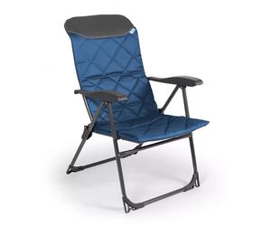 Kampa Skipper 8 Position Reclining Folding Camping Chair - Midnight Blue
