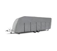 Kampa Superior Caravan Cover Grey 450-500cm / 15-16.5Ft - Waterproof Heavy Duty Tarpaulin, Camping Accessories, Motorhome Roof Cover, Fishing Accessories, UV Protection, Outdoor Furniture Covers