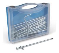 Royal Camping PACK OF 20 Heavy Duty Pegs in Case carry case L245