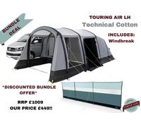 Kampa Dometic Touring Air TC L/H VW - UK Spec Vans - Includes 4 Berth Bedroom