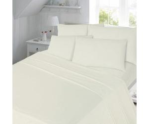 Kampala Hill 180 Thread Count Duvet Cover Set Bedding Cream Super King