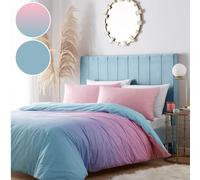 Kampala Hill Celestial Sunset Ombre Duvet Cover Set Reversible Bedding King Quilt Cover Set