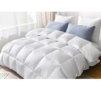 Kampala Hill Duvet Duck Feather and Down Quilt 4.5 Tog Breathable Box Stitch Bedding Single