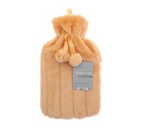Kampala Hill Faux Fur Cover Orange Hot Water Bottle