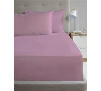 Kampala Hill Percale 16 Inch Deep Fitted Sheet Lilac