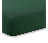 Kampala Hill Percale Super King Fitted Sheet Extra Deep Bedding Green