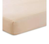 Kampala Hill Percale Super King Fitted Sheet Extra Deep Bedding Latte