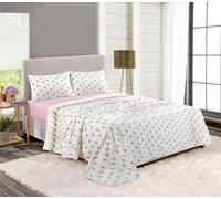 Kampala Hill Rosebud Brushed Cotton Flannelette Sheet Set
