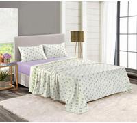 Kampala Hill Rosebud Brushed Cotton Flannelette Sheet Set