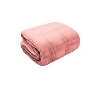 Kampala Hill Velour Weighted Velvet Blanket Sleep Therapy Blush Pink 150 X 200Cm