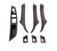 KAMPYTZX Car Interior Door Handle Cover for BMW 5 Series F10 F11 520i 523i 525i 528i 535i 2009-2016 Left Hand Driver Interior Door Armrest Pull Handle Set(LHD Moka)