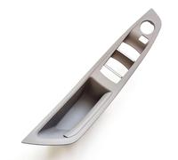 KAMPYTZX Car Interior Door Handle Cover for BMW 5 Series F10 F11 520i 523i 525i 528i 535i 2009-2016 Left Hand Driver Interior Door Armrest Pull Handle Set(Left Armrest Gray)