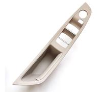 KAMPYTZX Car Interior Door Handle Cover for BMW 5 Series F10 F11 520i 523i 525i 528i 535i 2009-2016 Left Hand Driver Interior Door Armrest Pull Handle Set(Left Armrest Oyster)