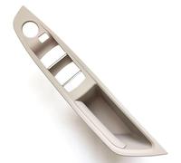 KAMPYTZX Car Interior Door Handle Cover for BMW 5 Series F10 F11 F18 520i 523i 525i 528i 535i 10-17 Left/Right Driver Cars Armrest Window Switch Panel(RHD Oyster)