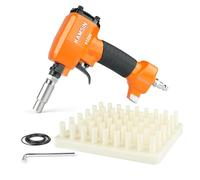 KAMSIN Pneumatic Decorative Nailer 9.60-20.30mm (3/8-Inch to 3/4-inch) Head Diameter Air Power Tack Nail Gun Finish Nailer Deco Tacks Gun for Upholstering, Sofa Leather, Furniture (1080 Deco Nailer)