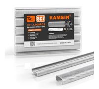 KAMSIN SC7 15 Gauge Galvanized Steel Crown Hog Rings C Rings Staples Hog Ring Staples 1,000/Pack (1,000 PCS(Galvanized Steel))