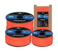Kamu Synber 2mm Paracord 15M 100% Nylon Rope 1 Strand Type I Parachute Cord for Crafting, Outdoor, DIY, Camping | Support 45kg | Neon Orange