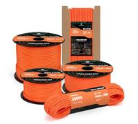Kamu Synber 550 Paracord 4mm 100m Type III 7 Strands 100% Nylon Rope Parachute Cord Ideal for Crafting, DIY, Camping, Survival, Outdoor | Support 250kg | Orange