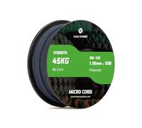 Kamu Synber Micro Cord 1.18mm Paracord Braided Rope 15m Spool for Bracelet, Crafting, Jewelry Making, Key Chains | Support 45kg | Navy Blue