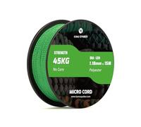 Kamu Synber Micro Cord 1.18mm Paracord Braided Rope 15m Spool for Bracelet, Crafting, Jewelry Making, Key Chains | Support 45kg | Jade Green