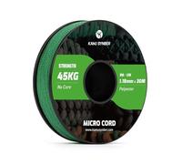 Kamu Synber Micro Cord 1.18mm Paracord Braided Rope 30m Spool for Bracelet, Crafting, Jewelry Making, Key Chains | Support 45kg | Kelly Green