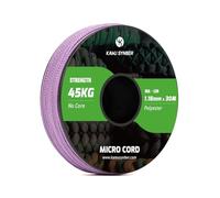 Kamu Synber Micro Cord 1.18mm Paracord Braided Rope 30m Spool for Bracelet, Crafting, Jewelry Making, Key Chains | Support 45kg | Lilac