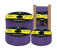 Kamu Synber Paracord 2mm 3 Strands 15M 100% Nylon Rope Type I Parachute Cord for Craft, Outdoor, DIY, Camping | Support 90kg | Purple