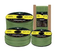 Kamu Synber Paracord 2mm 3 Strands 30M 100% Nylon Rope Type I Parachute Cord for Craft, Outdoor, DIY, Camping | Support 90kg | Forest Green