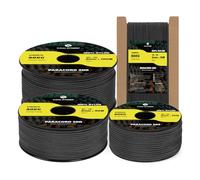 Kamu Synber Paracord 2mm 3 Strands 50M 100% Nylon Rope Type I Parachute Cord for Craft, Outdoor, DIY, Camping | Support 90kg | Black