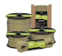 Kamu Synber Paracord 550 Type III 4mm 10m 7 Strands 100% Polyester Rope Parachute Cord Ideal for Crafting, Outdoor, Survival | Support 250kg | Holy Guacamole