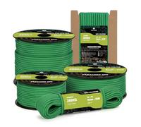 Kamu Synber Paracord 550 Type III 4mm 10m 7 Strands 100% Polyester Rope Parachute Cord Ideal for Crafting, Outdoor, Survival | Support 250kg | Jade Green