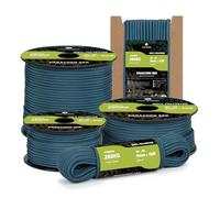 Kamu Synber Paracord 550 Type III 4mm 10m 7 Strands 100% Polyester Rope Parachute Cord Ideal for Crafting, Outdoor, Survival | Support 250kg | Teal