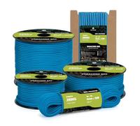 Kamu Synber Paracord 550 Type III 4mm 30m 7 Strands 100% Polyester Rope Parachute Cord Ideal for Crafting, Outdoor, Survival | Support 250kg | Blue