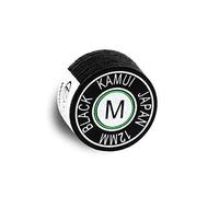 KAMUI Black Laminated Pool Billiard CUE Tip - 1 pc (Medium, 12 mm)