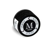 KAMUI Clear Black Cue Tip - 14mm - Single Tip Black