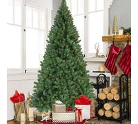 kamulouk 5ft Christmas Tree, Christmas Holiday Pencil Tree with Bushy Thick Branch Tips, Winter Party Xmas Tree with Metal Stand for Home/Office Holiday Decoration Indoor & Outdoor 150CM