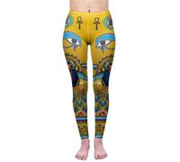 Kamviluer Halloween Leggings for Women Halloween Costume Workout Running Skeleton Tight Stretch Funny Pants Leggings