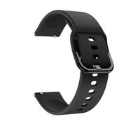 KanaAt LKQASD Watch Strap 20mm Silicone Compatible with Ignite 2 Smartwatch Band Compatible with Unite/Lgnite Straps Sport Wristband Accessories Bracelet (Color : Black, Size : For Polar Ignite)